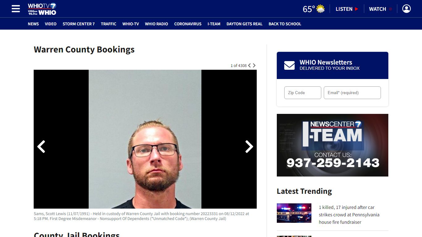 Warren County Inmates – WHIO TV 7 and WHIO Radio